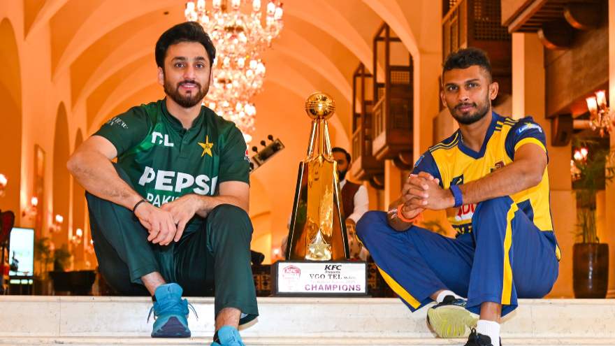T20 Tri-Nation Series trophy unveiled ahead of Pakistan-Sri Lanka final