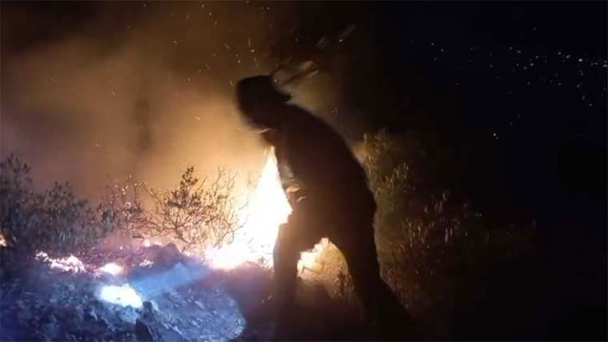 Fire erupts at Swat's Fizagat Darul Qaza mountain