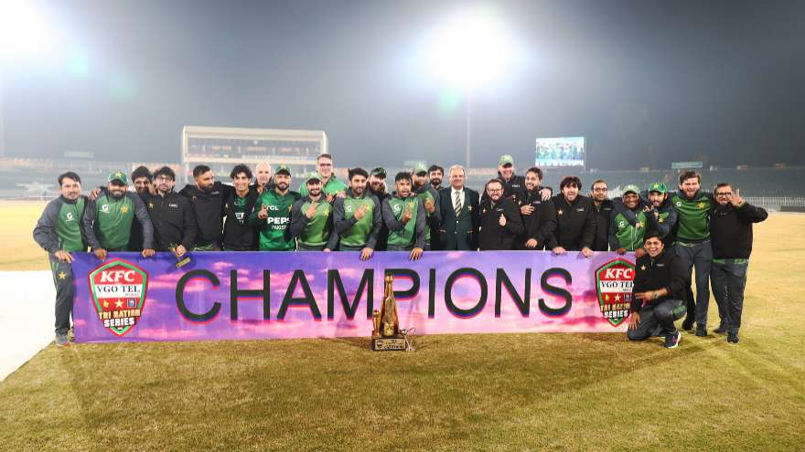 Pakistan beat Sri Lanka by 4 wickets to win T20 Tri-Nation Series title