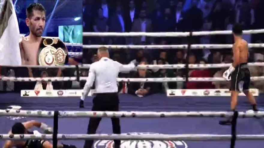 Mohammad Wasim beats Thai boxer to win World Gold Bantam title