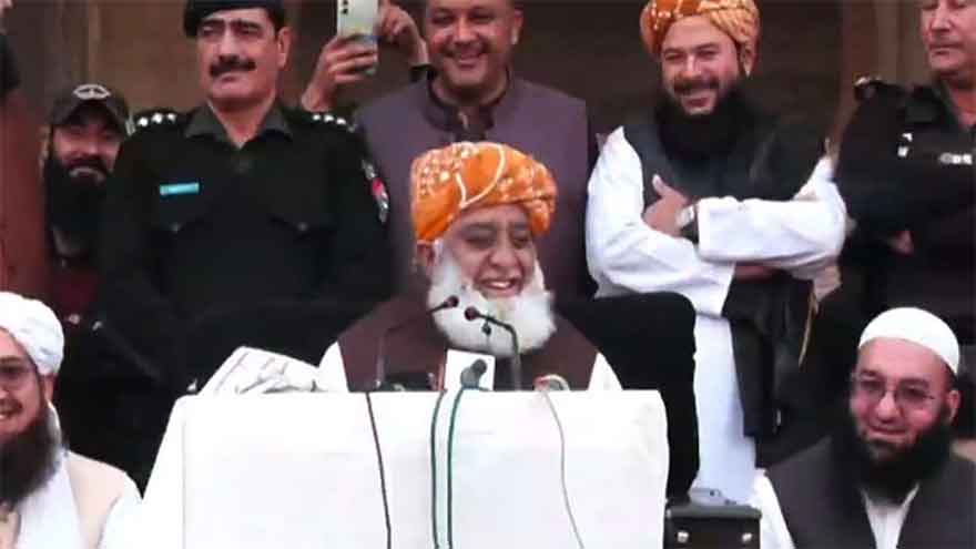 Fazlur Rehman hints at Islamabad march, condemns 27th Amendment