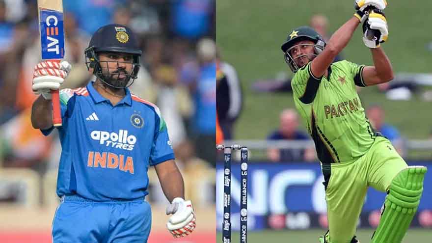 Rohit Sharma breaks Shahid Afridi's record for most sixes in ODI cricket
