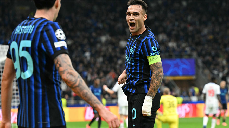 Dominant Inter sweep past Slavia Prague in Champions League