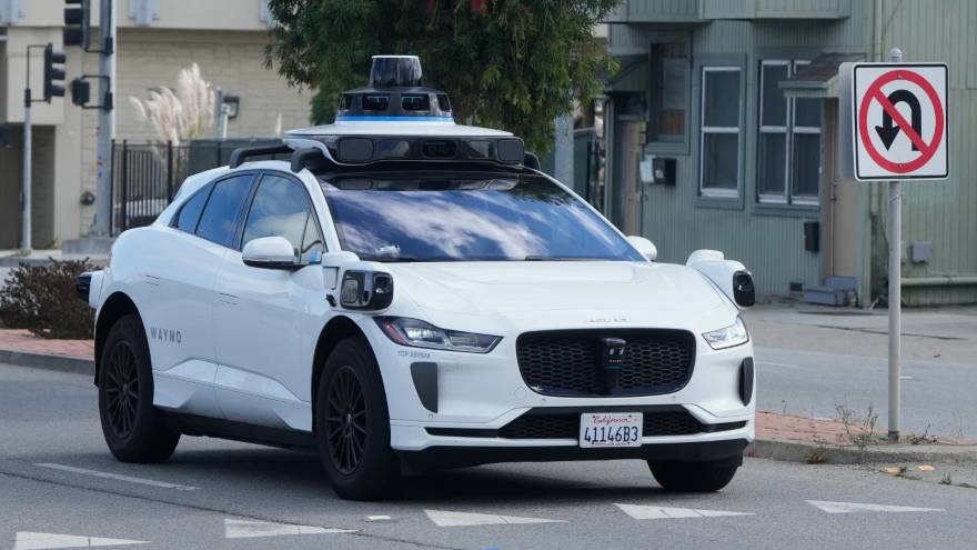 California police pull over a self-driving Waymo for an illegal U-turn, but they can't ticket