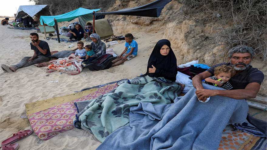 Gaza mother clings to her sick daughter after losing twin babies in midst of war