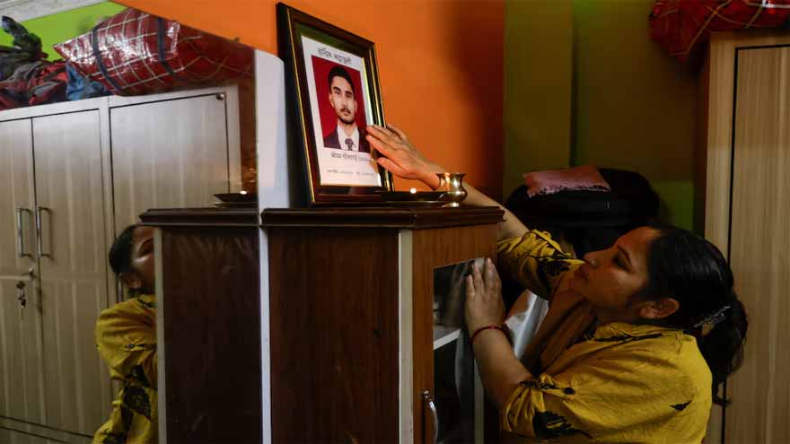 Nepal festivities ring hollow for families mourning dead protesters