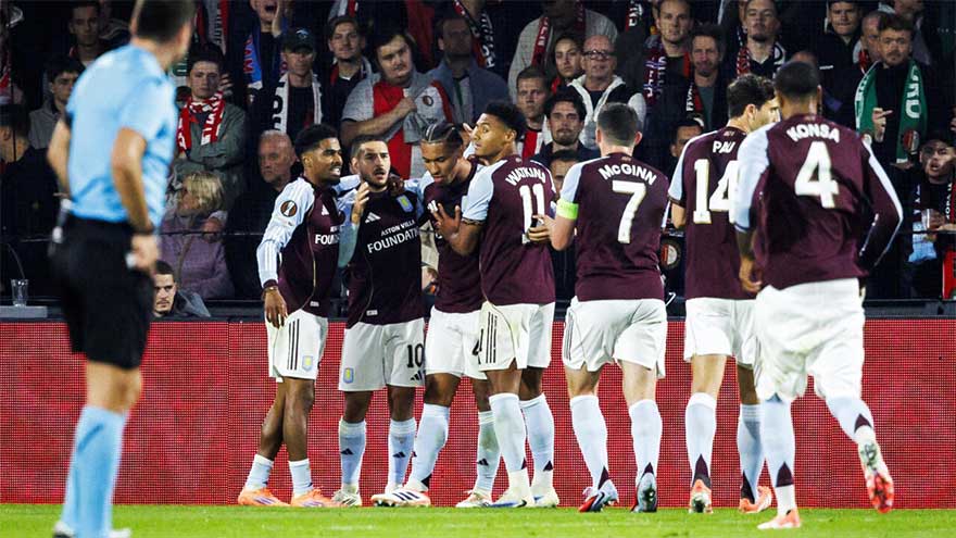 Villa win in Europa League as Forest and Scottish clubs lose