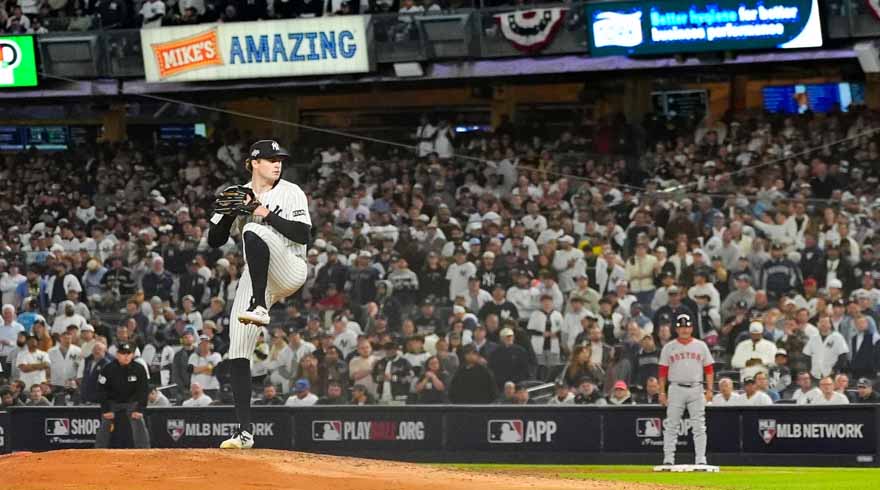 Schlittler's playoff gem for Yankees against rival Red Sox prompts Boone to say `A star is born'