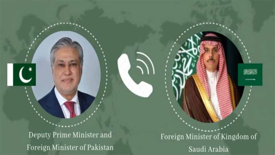 Pakistan, KSA reaffirm commitment to Palestinian cause