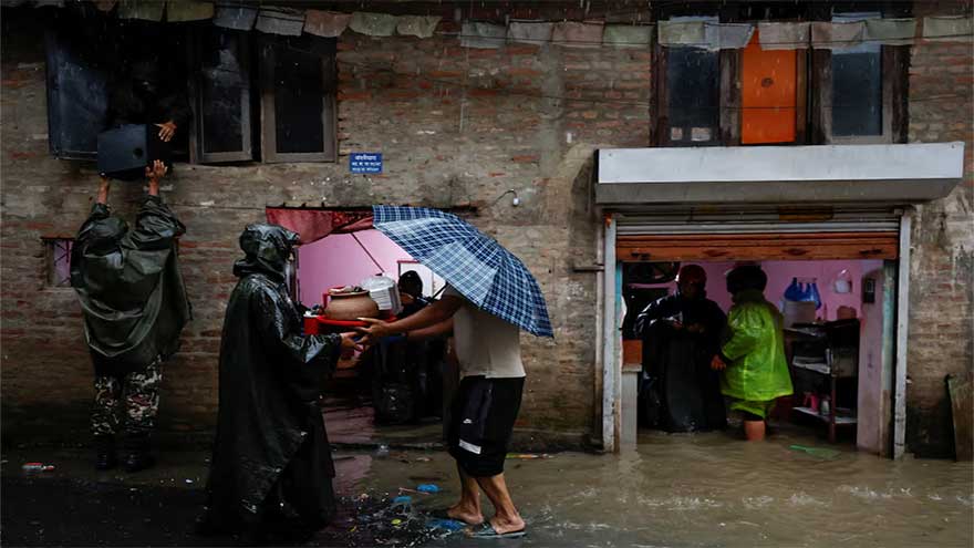 Heavy rains kill at least 47 in Nepal, block roads