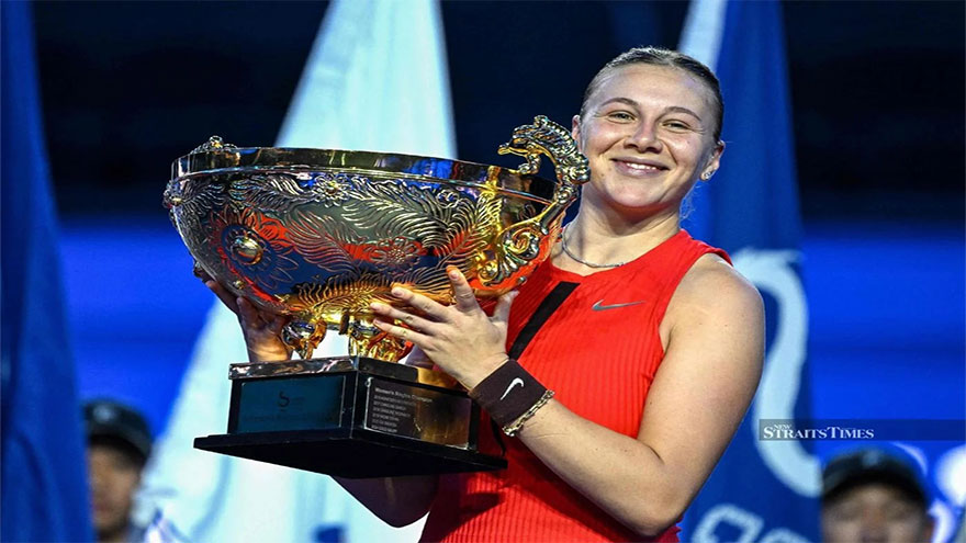 US Open finalist Anisimova wins Beijing title in 'great year'