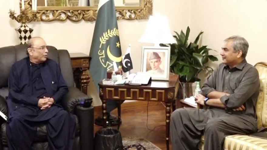 Mohsin Naqvi meets President Zardari to ease PPP-PML-N political tensions