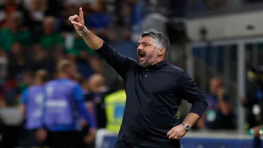 Italy coach Gattuso says Israel clash will be played in unusual atmosphere