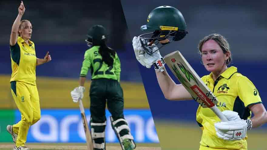 Australia defeat Pakistan by 107 runs in Women's World Cup