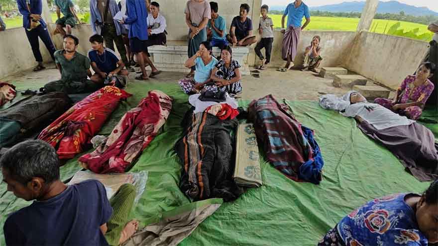 Myanmar's military strikes village in glider raid, killing at least 24 people including children