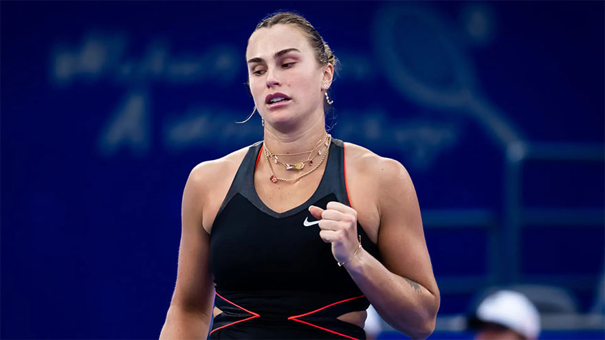 Sabalenka battles to keep Wuhan record alive, Pegula survives marathon
