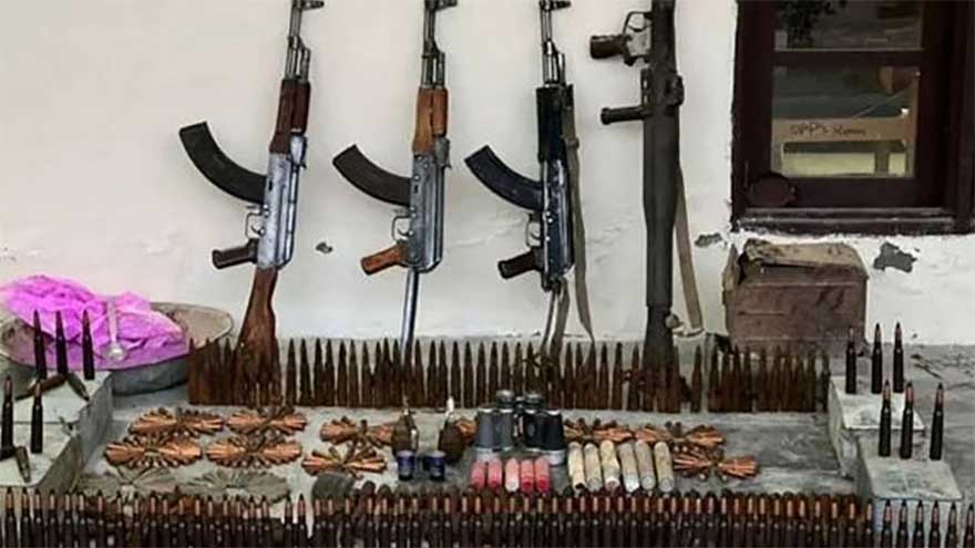 Large cache of arms, ammunitions seized in Gilgit operation