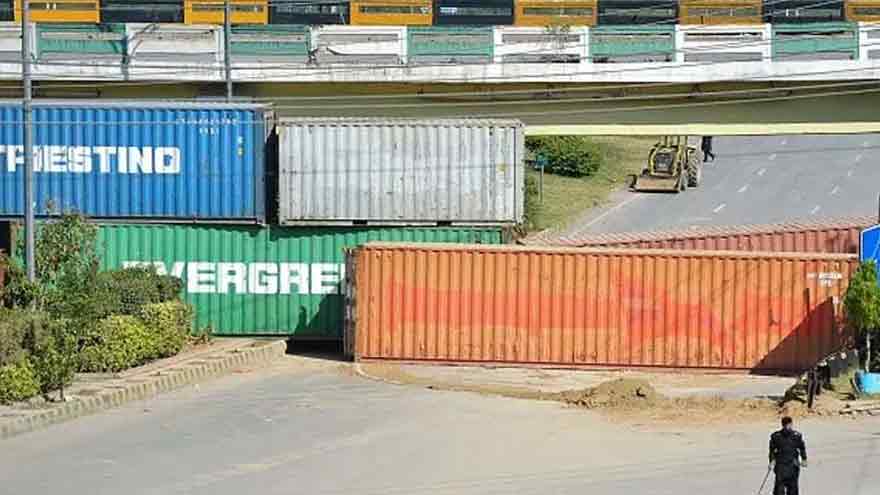 Roads closed, internet suspended in Islamabad, Rawalpindi amid protest call