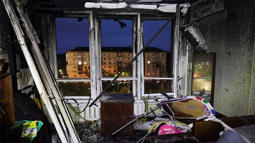 Heavy Russian attack cuts power to nine Ukrainian regions including Kyiv