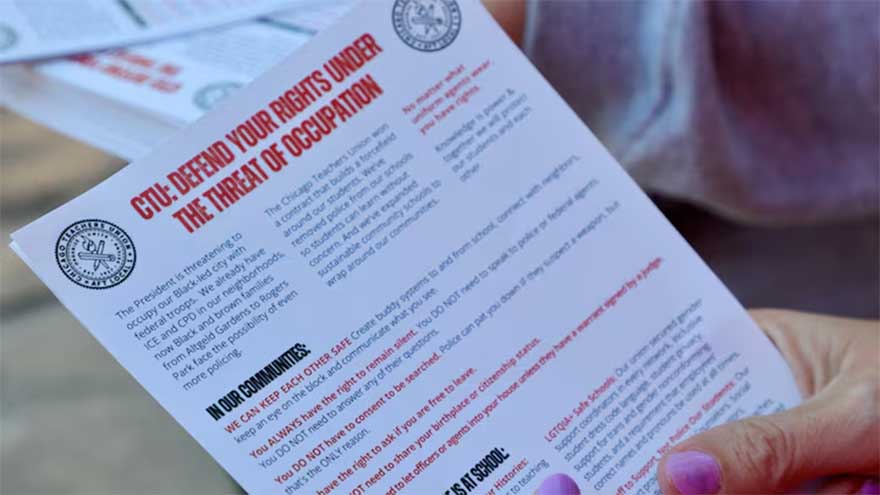 Dunya News Chicago ICE raids, National Guard troops prompt new lesson plans: 'Know your rights'