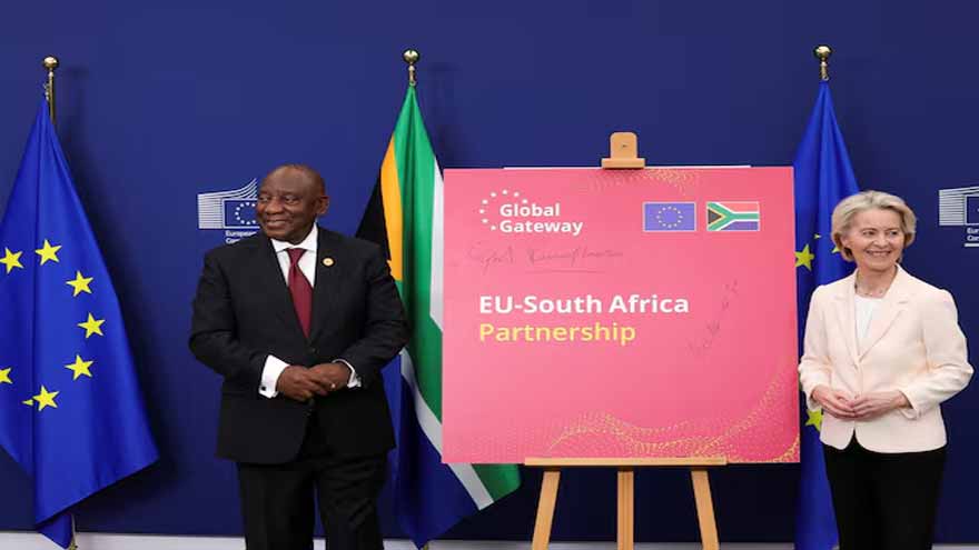 EU pledges 11.5 billion euros of investment in South Africa