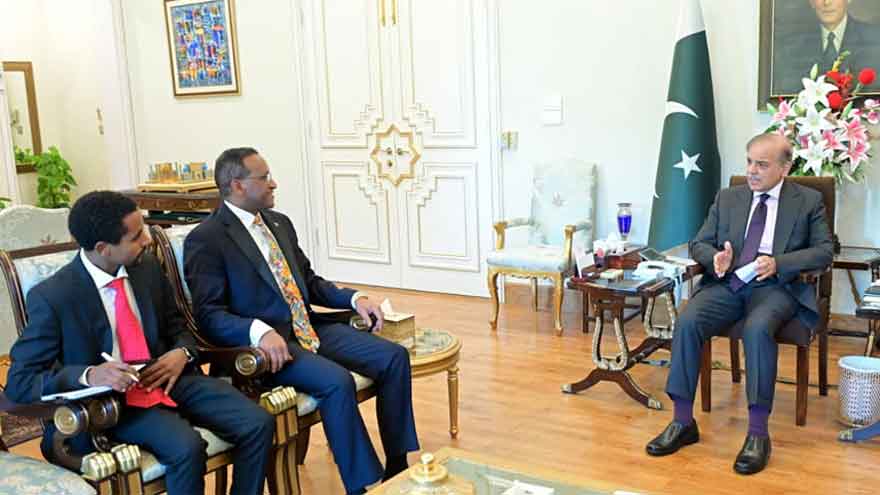 PM pledges stronger Pakistan-Ethiopia cooperation
