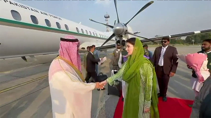 CM Maryam welcomes high-level Saudi delegation on arrival in Lahore