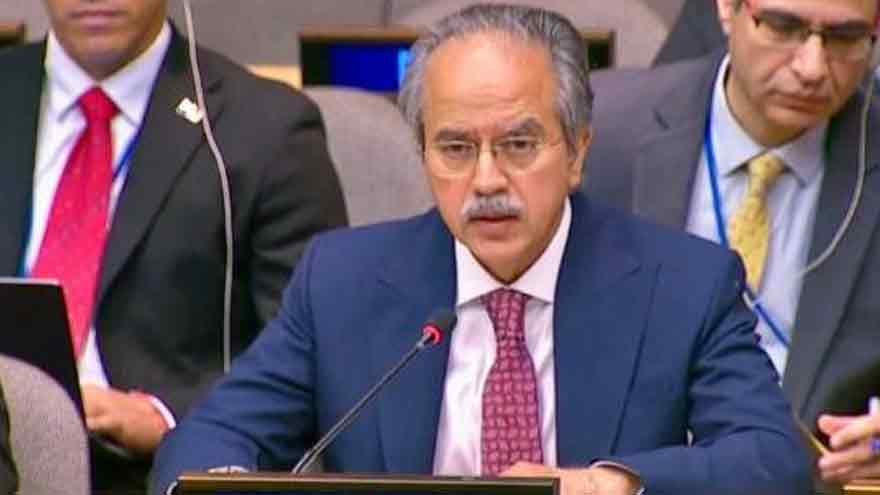 Pakistan calls for application of rule of law to end occupation of Palestine, Kashmir