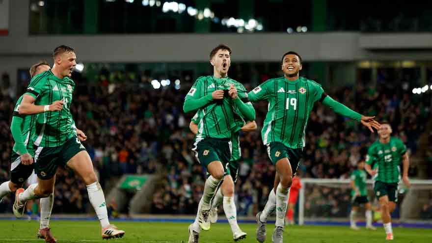 Northern Ireland stun Slovakia in 2-0 win