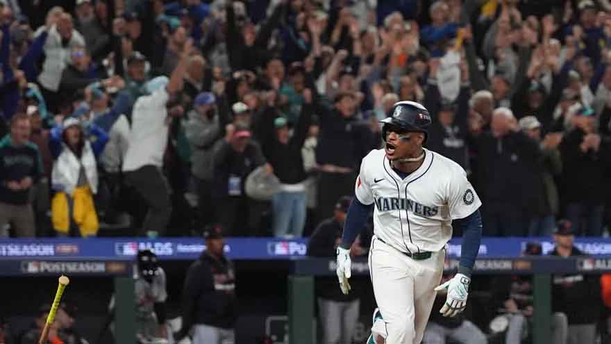 Polanco hits winning single in the 15th inning as the Mariners beat the Tigers to advance to ALCS