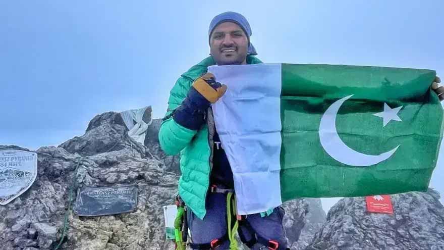 History made as Pakistani climber Asad Memon completes Seven Summits challenge