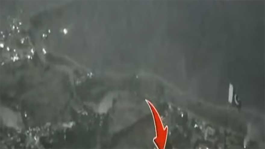 Pakistani flag flown after Afghan soldiers fled leaving their post