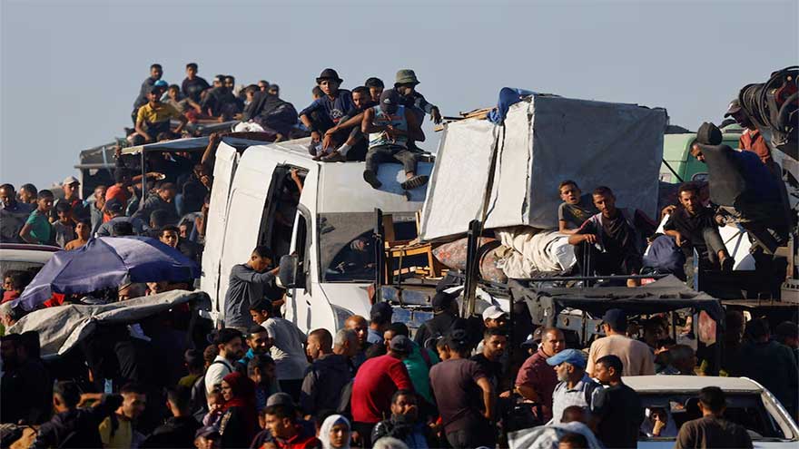 Gazans stream back home as Israel-Hamas ceasefire holds