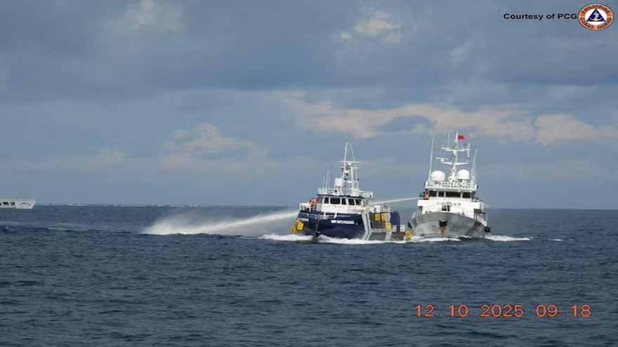 Philippines, China trade accusations over South China Sea vessel clash