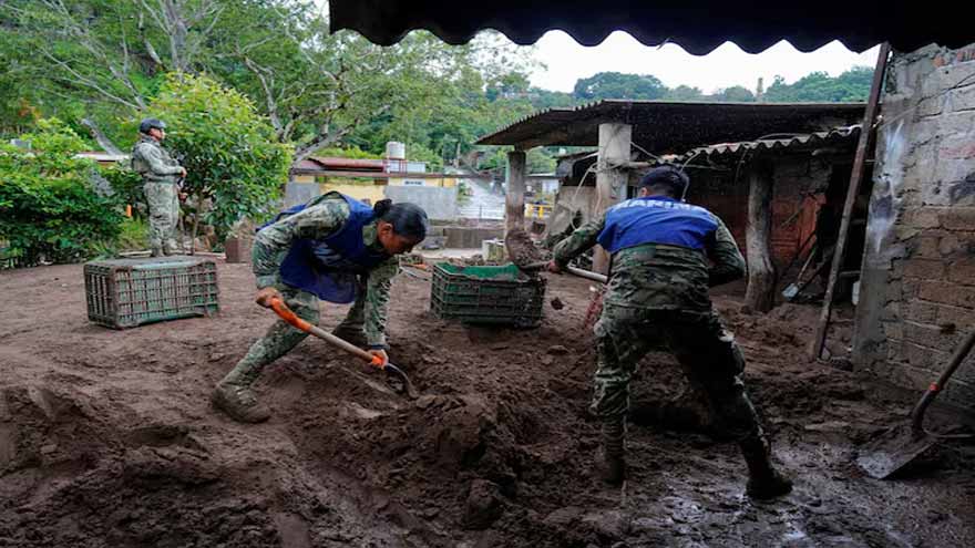 Heavy rains flood Mexico towns, leave nearly 130 dead or missing