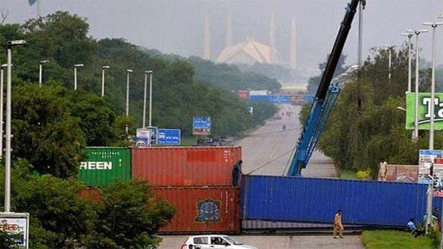 Religious party protest: Red Zone remains shut, Zero Point partially reopened for traffic