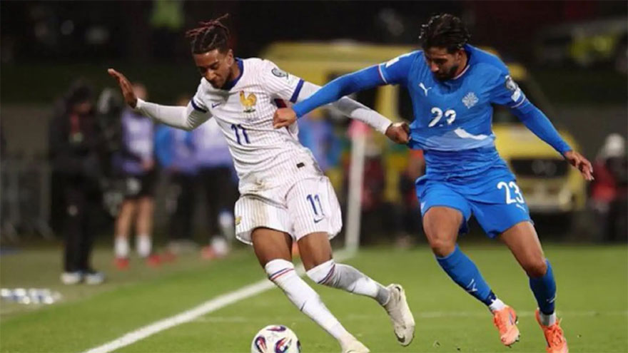 Mateta off mark but France held by Iceland in World Cup qualifying