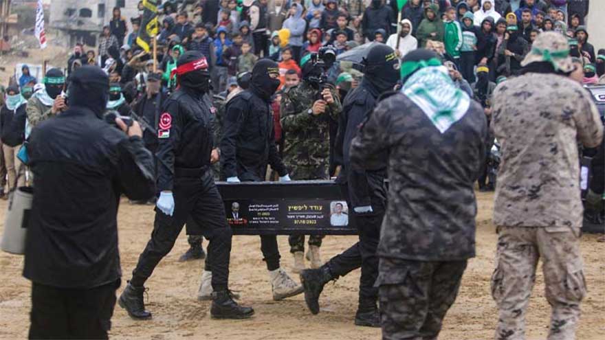 Hamas hands over four bodies to Israel after releasing 20 living hostages