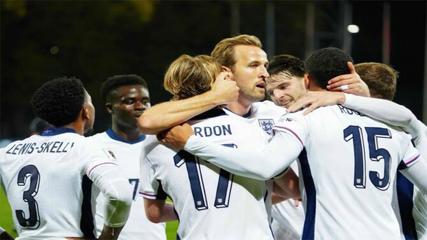 England qualify for World Cup with rout of Latvia