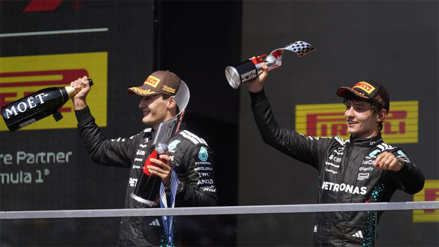 Russell, Antonelli extend Mercedes deals for 2026