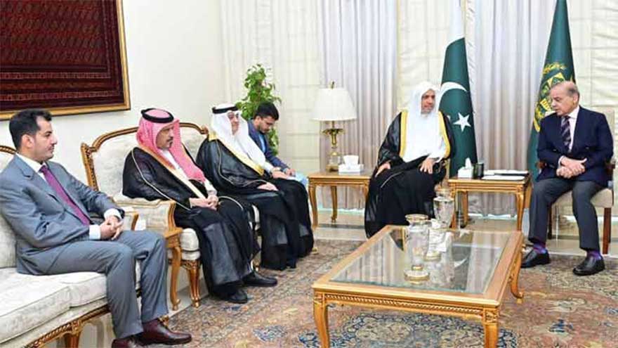 PM hails Muslim World League for promoting true image of Islam