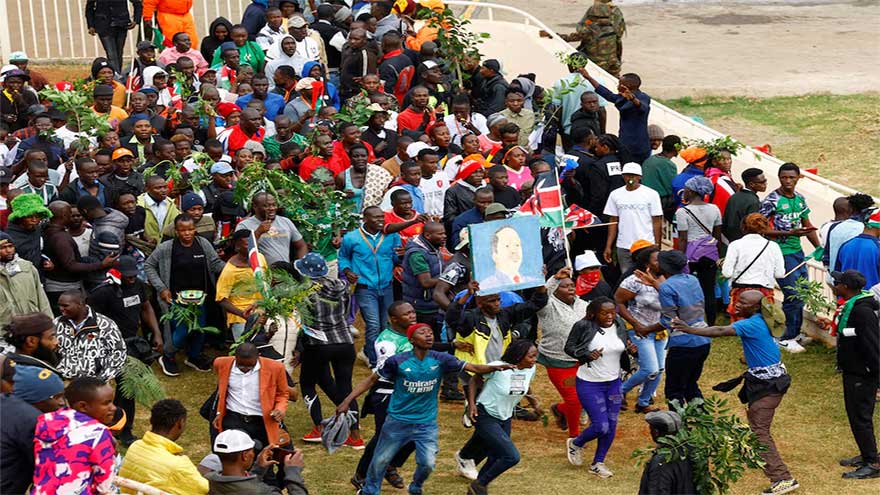 Heavy security at state funeral for Kenyan opposition leader Odinga after deadly day