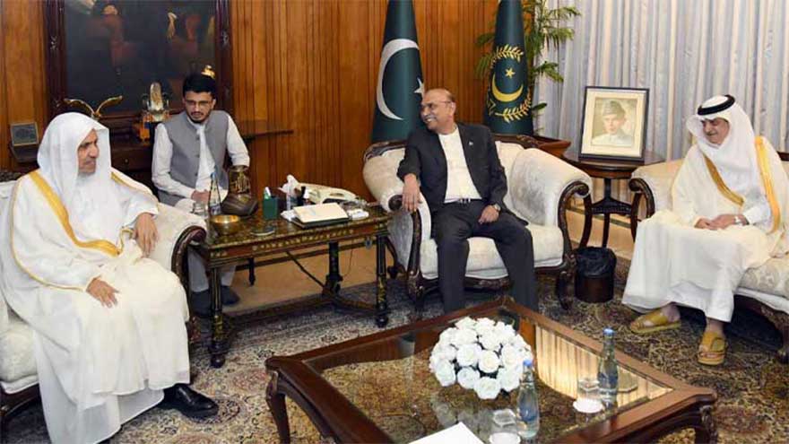 President lauds MWL's efforts for countering Islamophobia