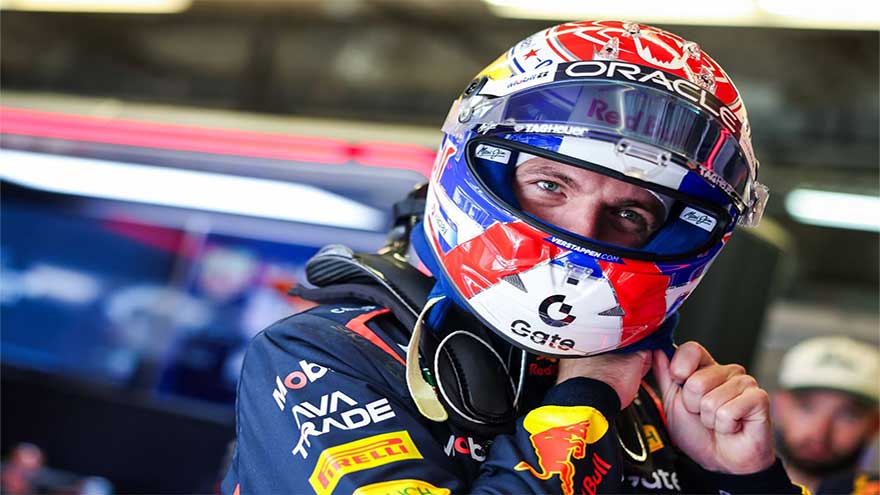 Verstappen takes pole for sprint race, keeps pressure on McLaren duo