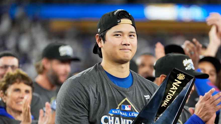 Ohtani puts on 2-way show for the ages with 3 homers and 10 Ks to lead Dodgers back to World Series