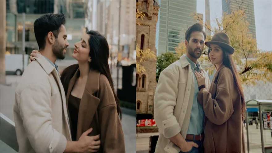 Mawra Hocane, Ameer Gilani enjoy honeymoon in Canada