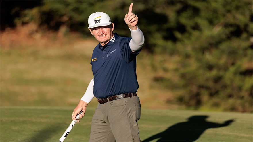 Ernie Els goes bogey-free again to keep Dominion Energy lead