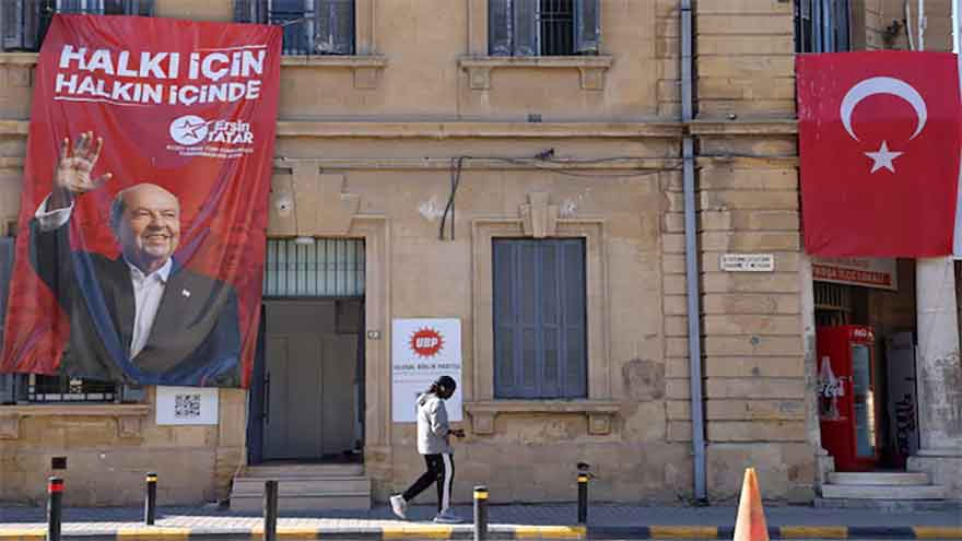 Turk Cypriot moderate wins vote in major policy shift in conflict