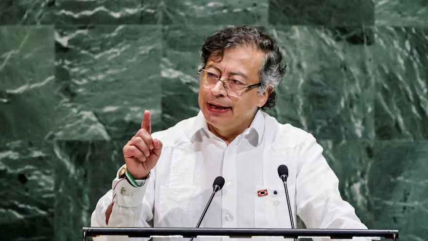 US says it hit Colombian rebel ship as Trump calls Petro 'illegal drug leader'