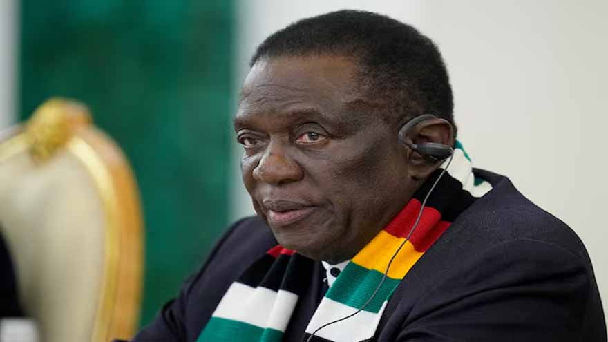 Zimbabwe's ruling party resolves to extend president's term to 2030